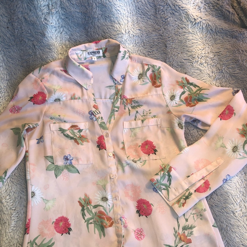 Floral Button Down Shirt